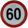 NALEPKA ZA OMEJITEV HITROSTI REFLEKTIVNA 60KM/H CARGO