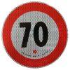 NALEPKA ZA OMEJITEV HITROSTI REFLEKTIVNA 70KM/H