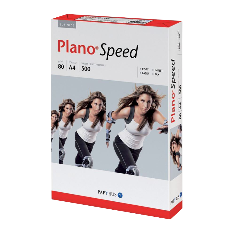 Večnamenski papir Plano Speed zadovoljive beline.